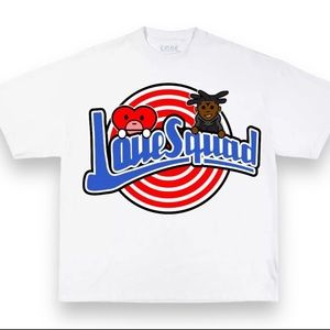 L.O.V.E. Apparel Mens Short Sleeve Graphic Tee, “Love Squad”, size XXL